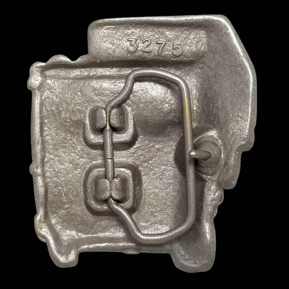 Vintage Belt Buckle Tractor‎ Trailer 18-Wheeler Big Rig Truck Long Distance Haul